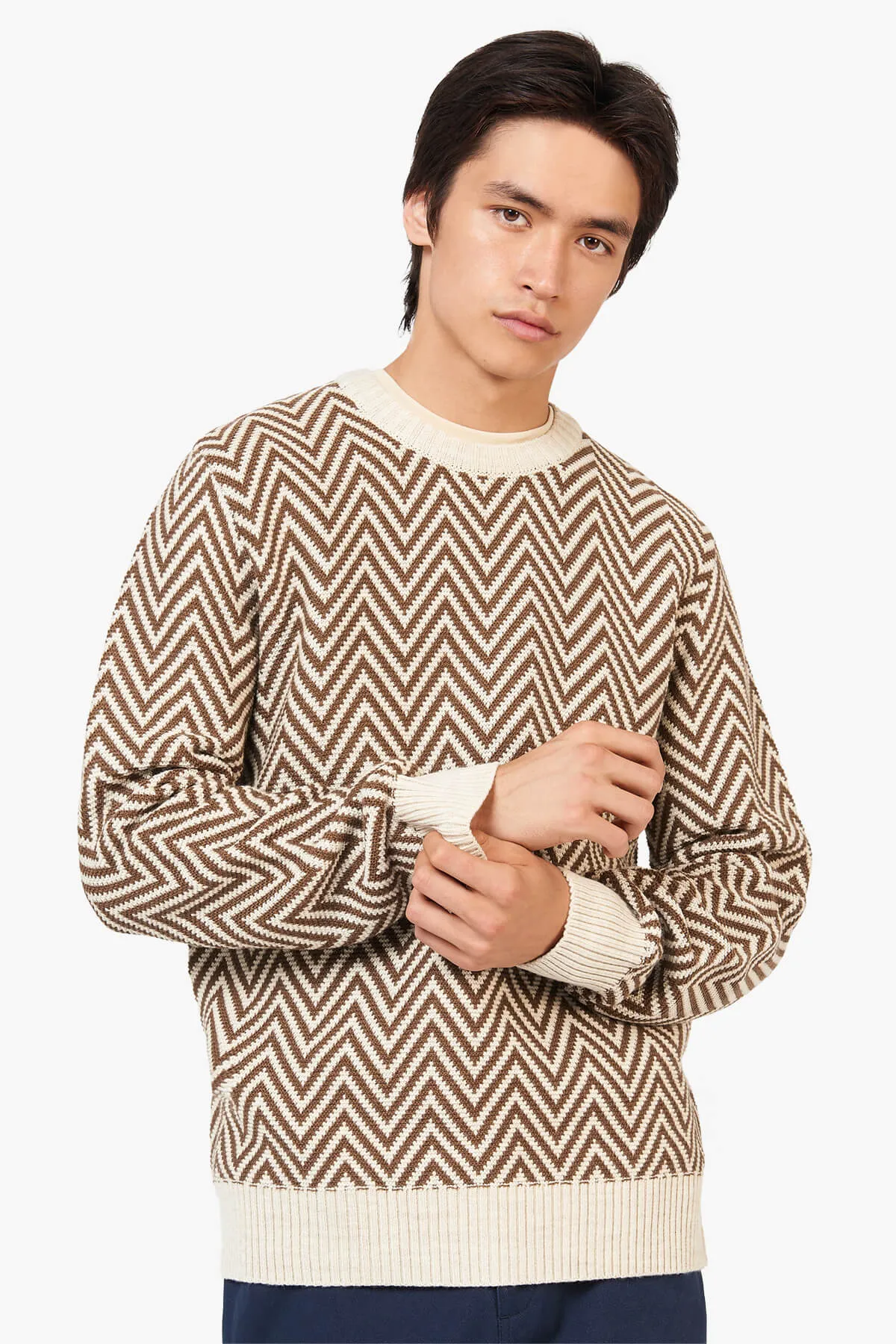 Ben Sherman | Jacquard Crew Knit