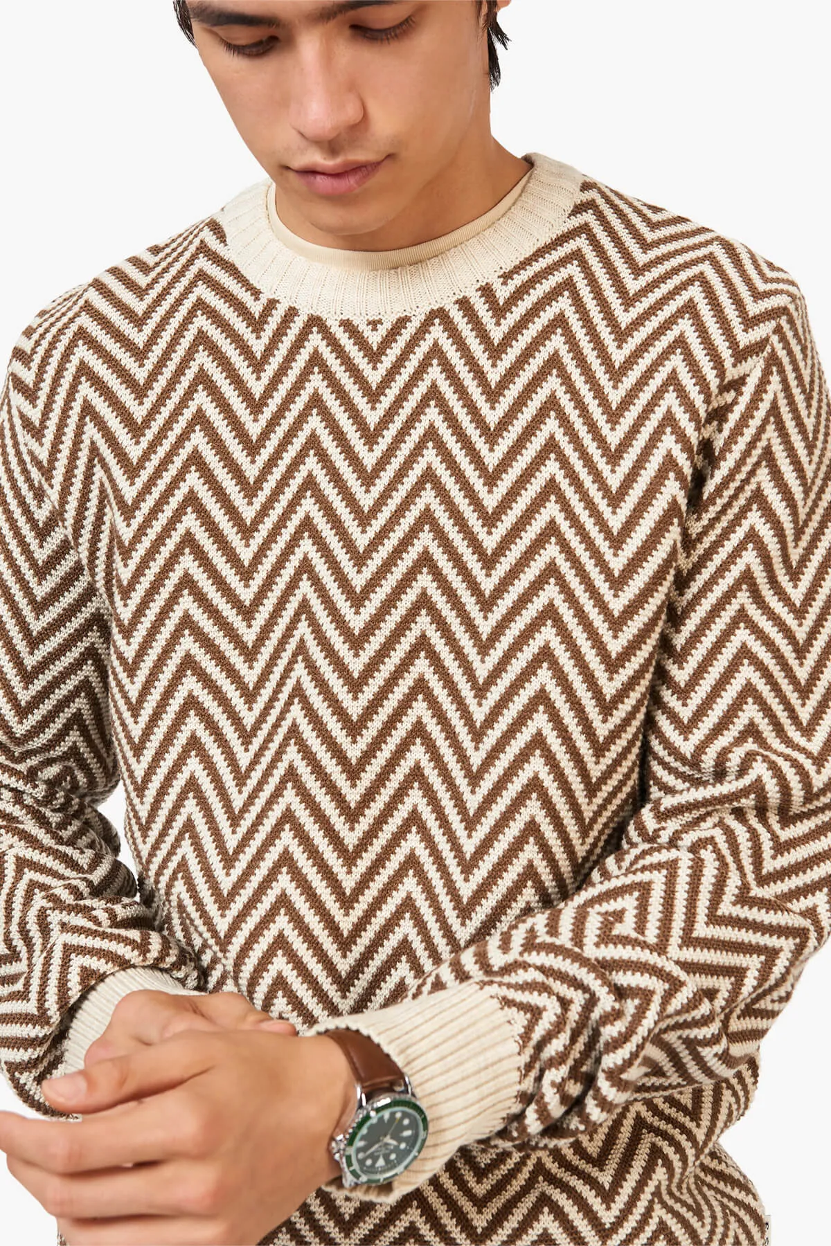 Ben Sherman | Jacquard Crew Knit