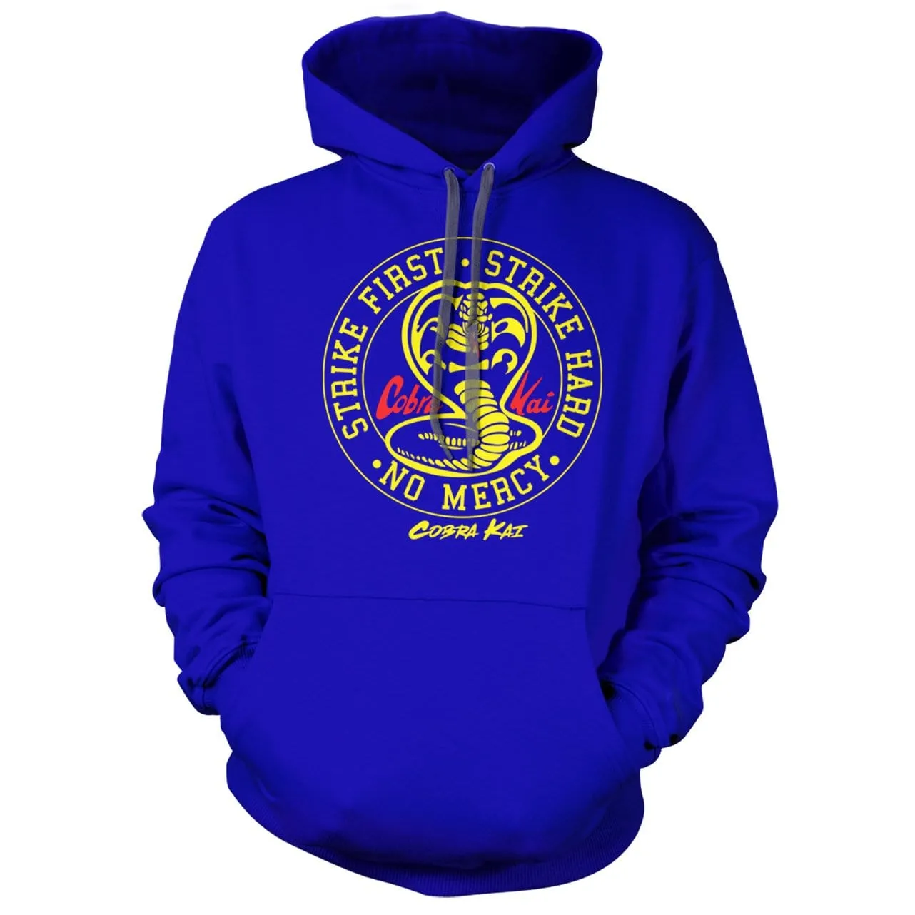Cobra Kai Strike First Strike Hard Hoodie