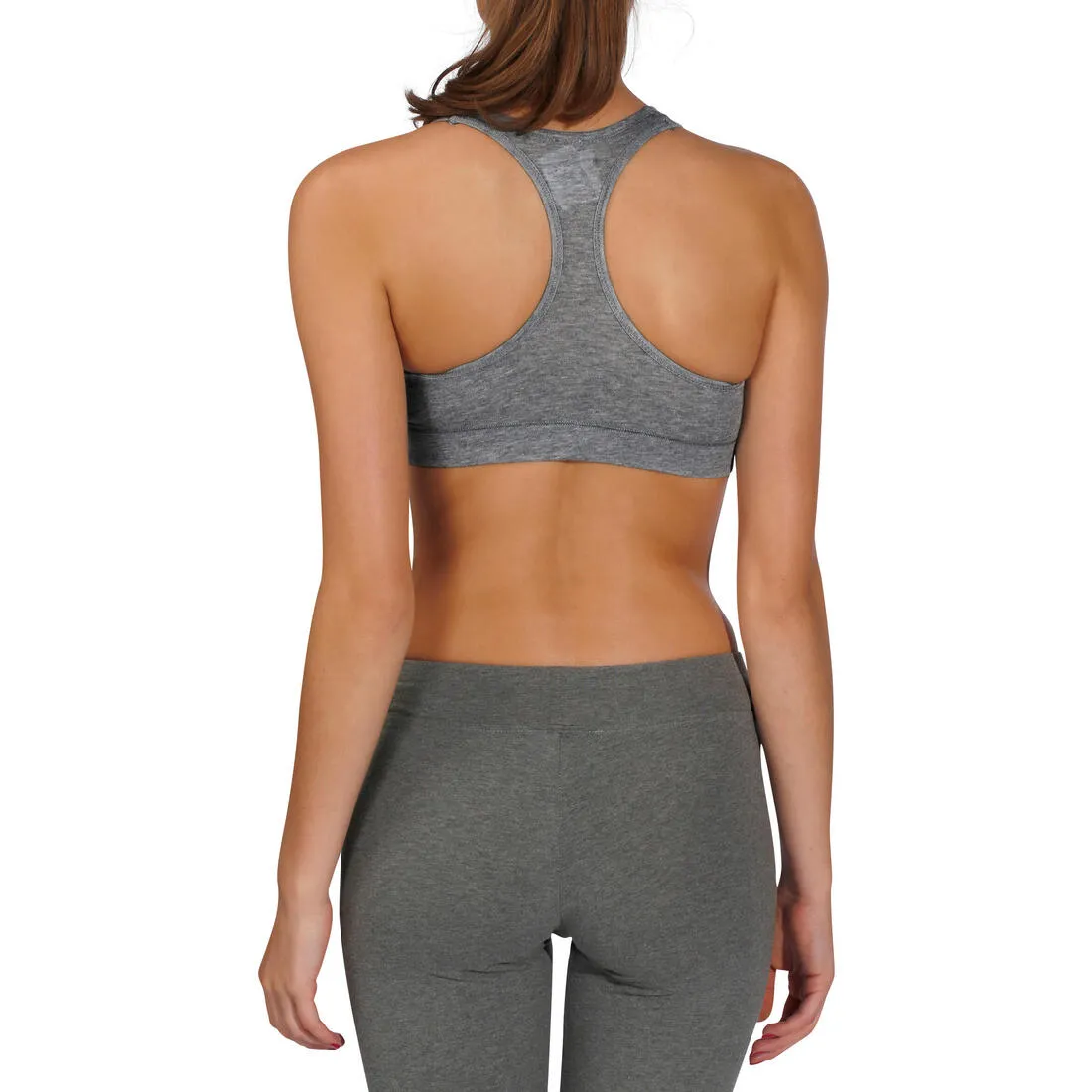 Comfort   Women's Padded Sports Bra - Grey