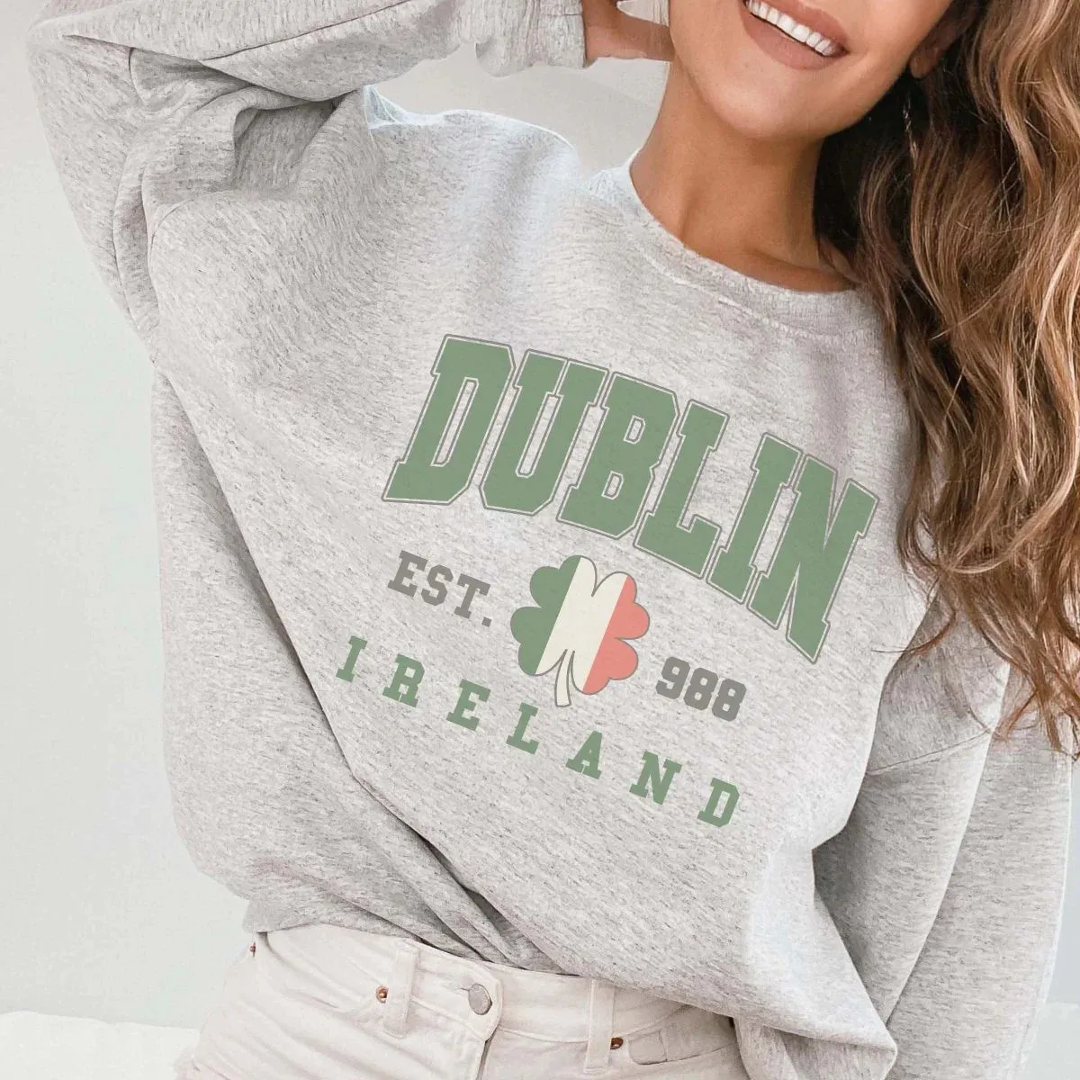 Dublin Ireland Est. Graphic Sweatshirt