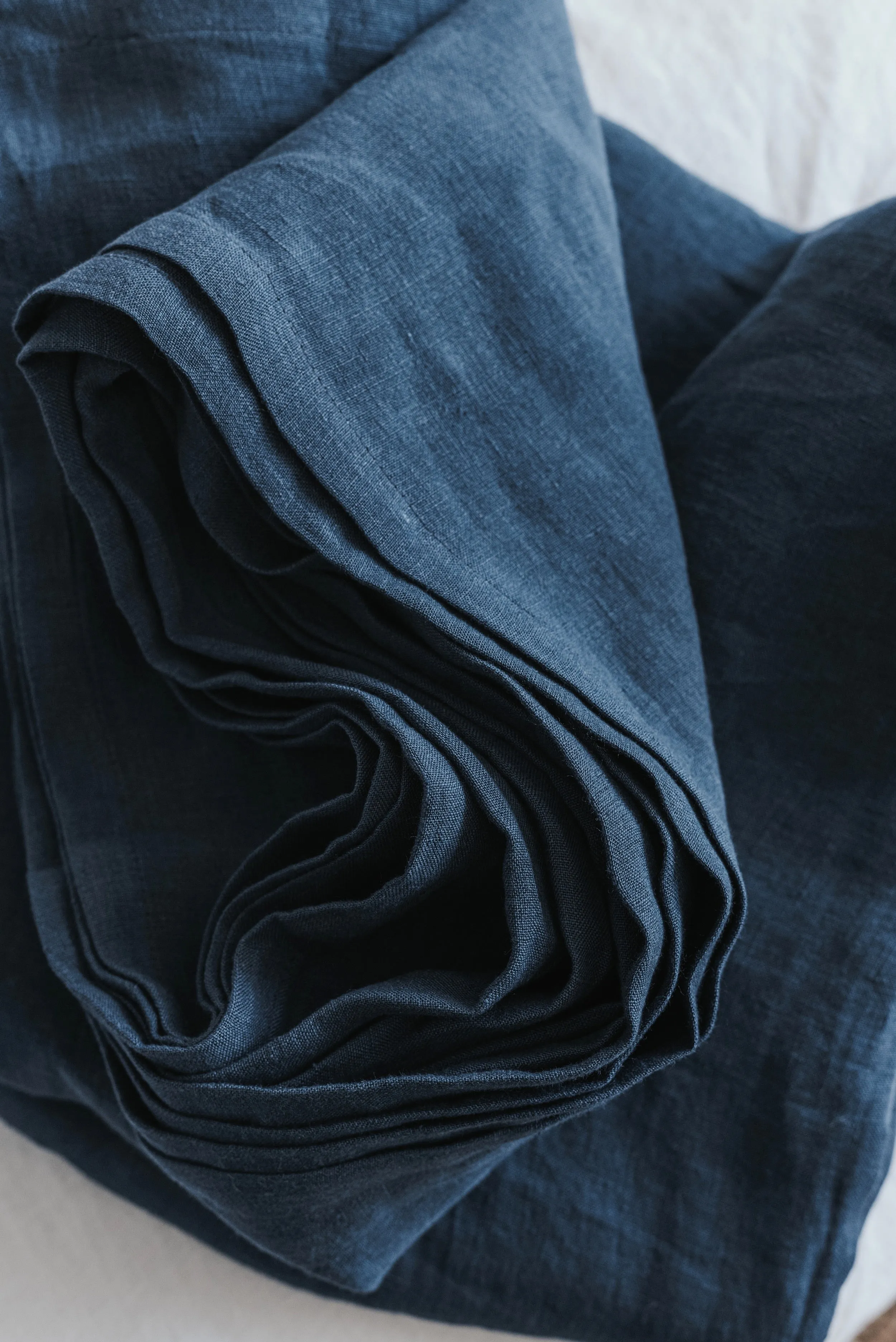 Fitted Sheet and Flat Sheet Set - Dark Blue