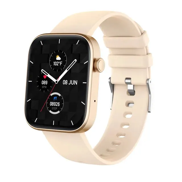 Full Screen Sport Heart Rate Blood Pressure Blood Oxygen Health Monitoring IP67 Waterproof Smart Watch Voice Call Smartwatch