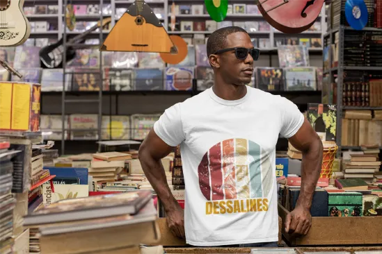 Jean-Jacques Dessalines Haitian History T-Shirt Celebrate Haiti’s Revolutionary Leader Cultural Pride Apparel Unisex Cotton Comfort Fit