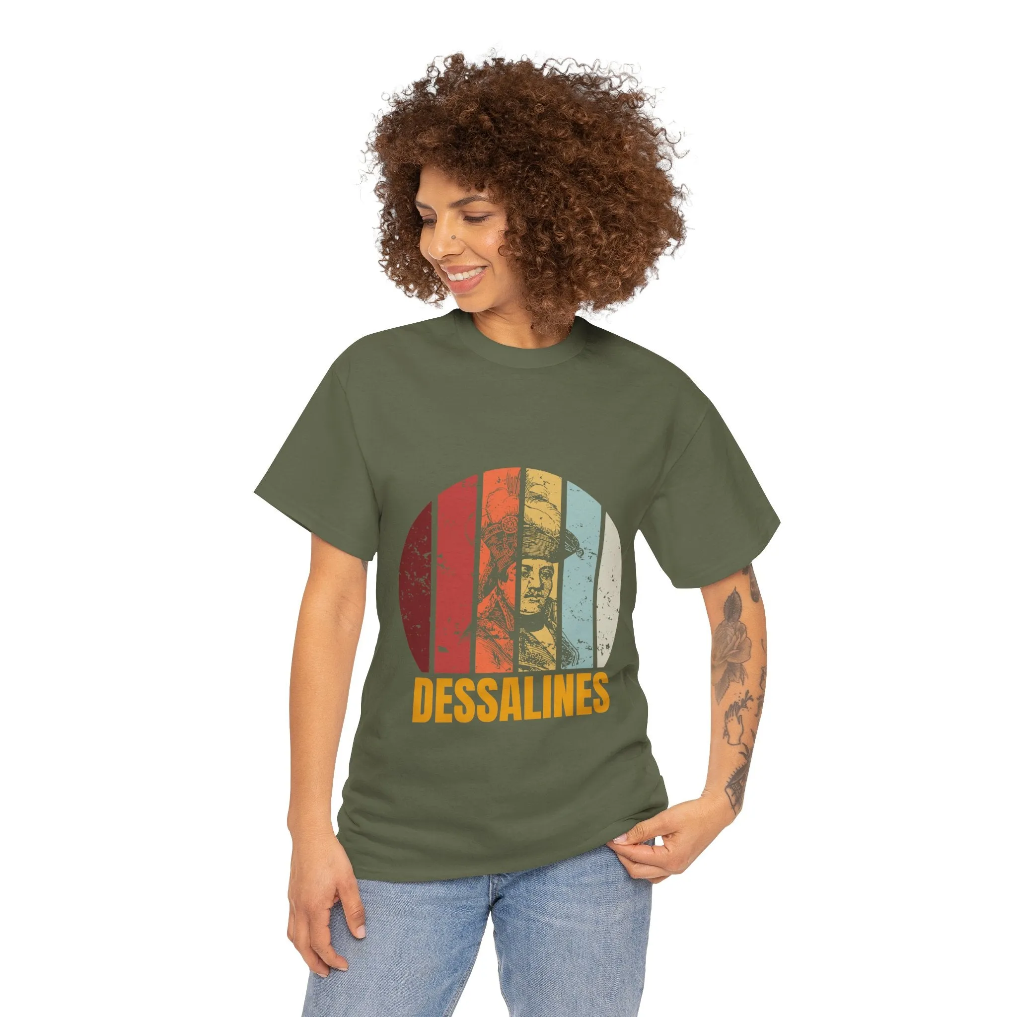 Jean-Jacques Dessalines Haitian History T-Shirt Celebrate Haiti’s Revolutionary Leader Cultural Pride Apparel Unisex Cotton Comfort Fit