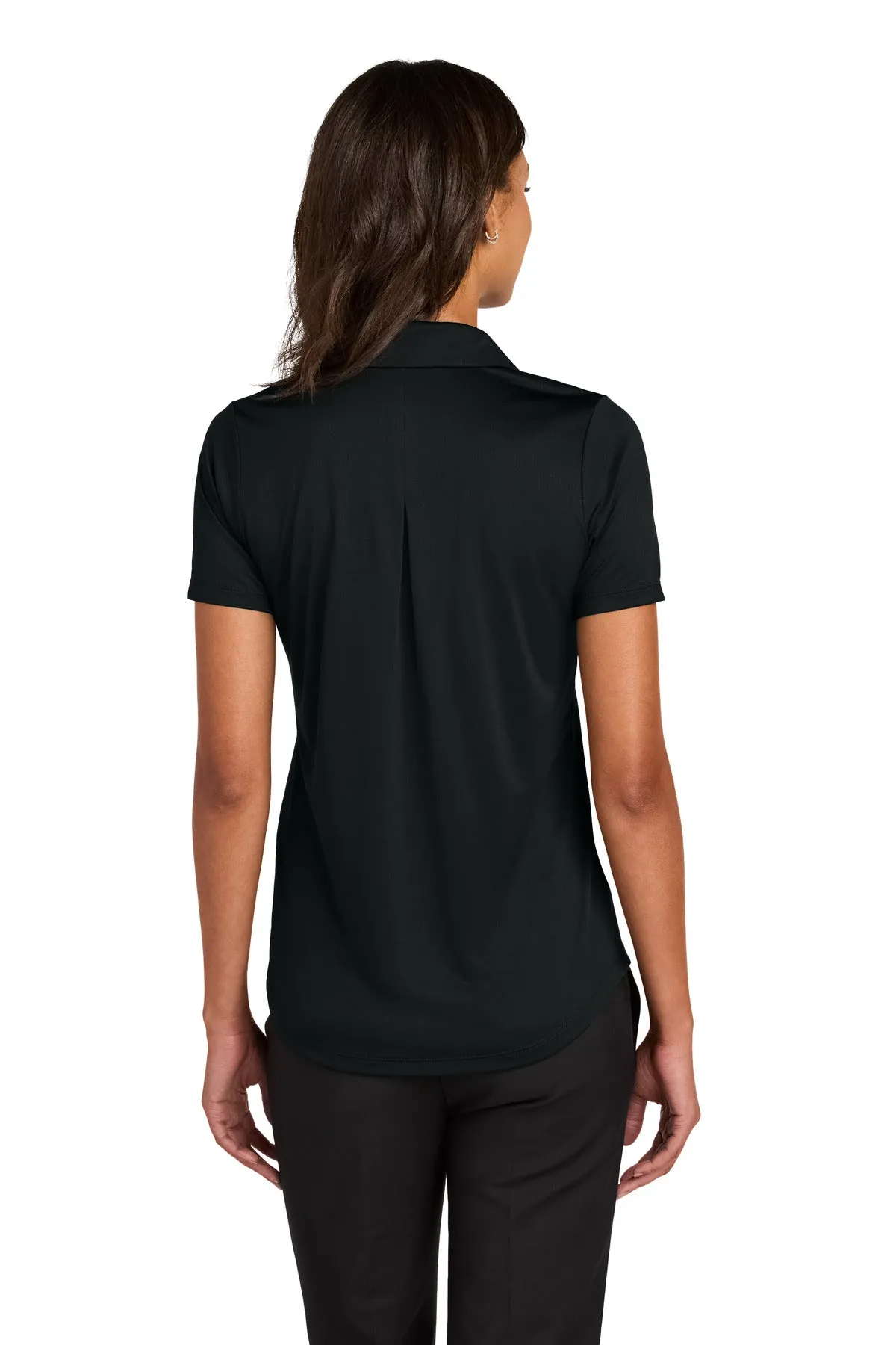 Mercer Mettle Women's Recharge Jersey Polo MM1021 Deep Black
