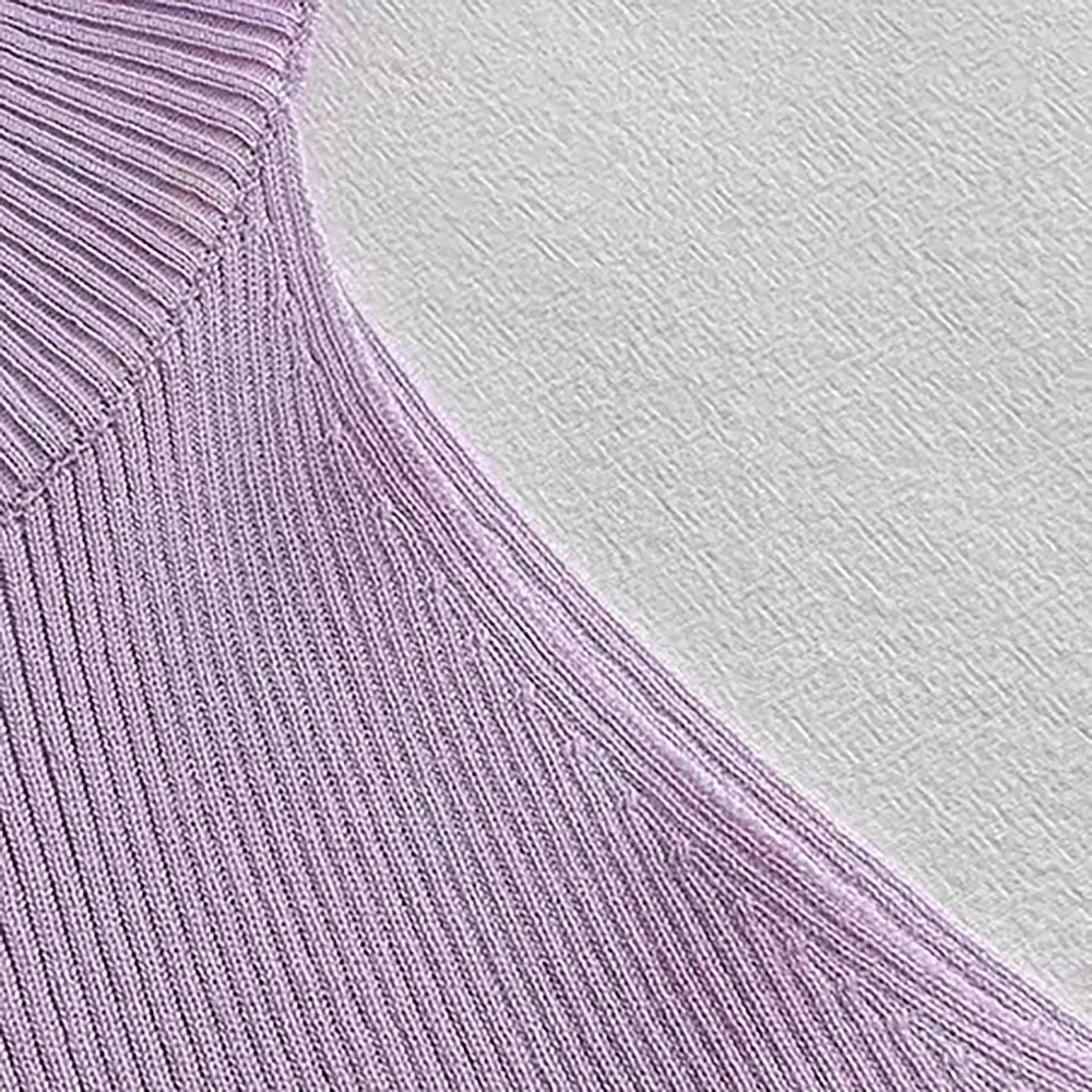 New Women's Vest Short Thread Off-The-Shoulder Collarbone Top Top Summer Sexy Spice Knit Camisole Vest