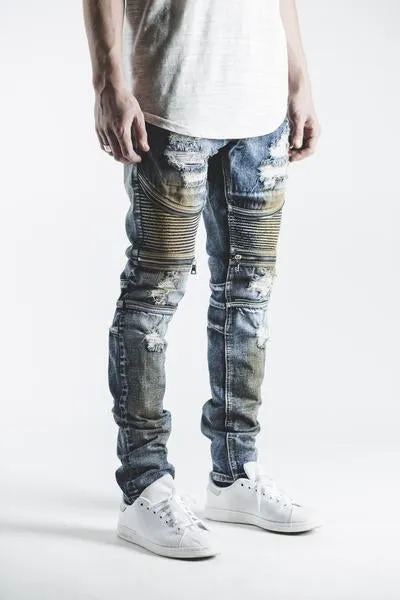 Pete Biker Denim (Blue Vintage)