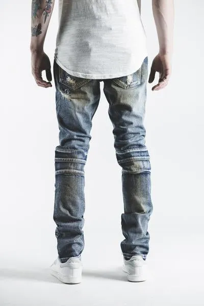 Pete Biker Denim (Blue Vintage)