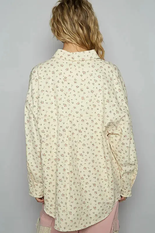Pol Clothing Inc. Debbi Collar Neck Top – Vintage-Inspired & Effortlessly Chic