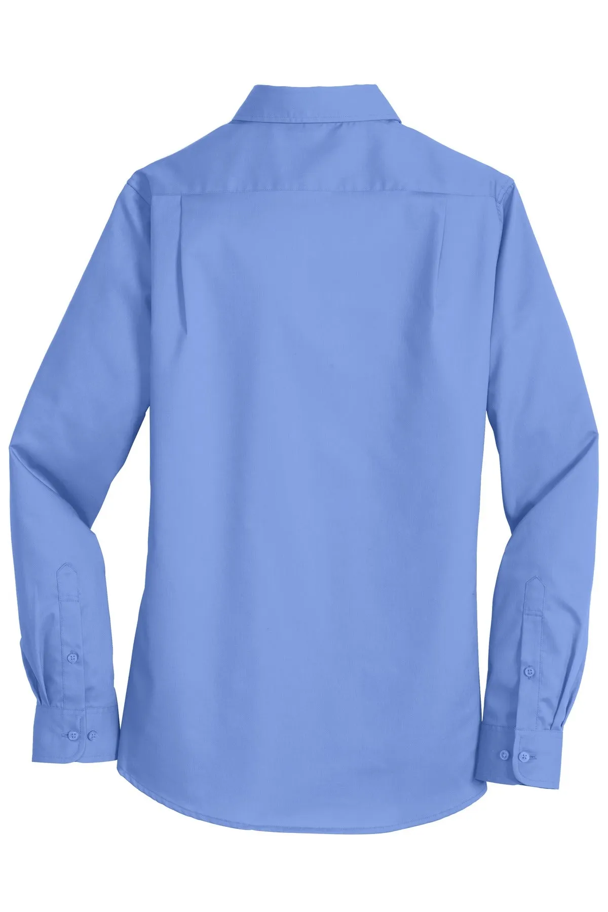 Port Authority Women's SuperPro Twill Shirt. L663 Ultramarine Blue