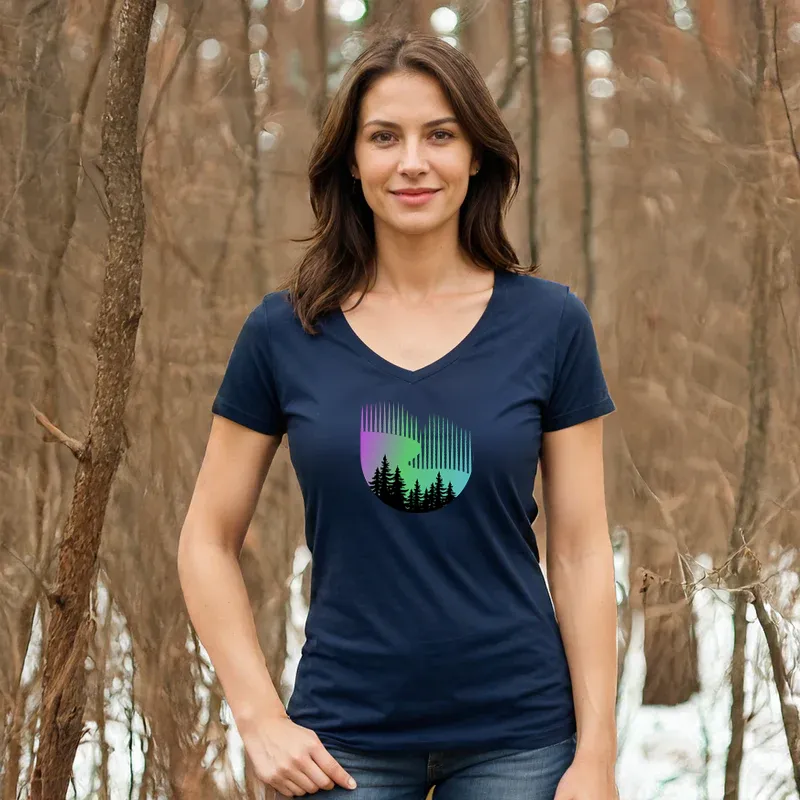 "Northern Lights" Women's V-Neck