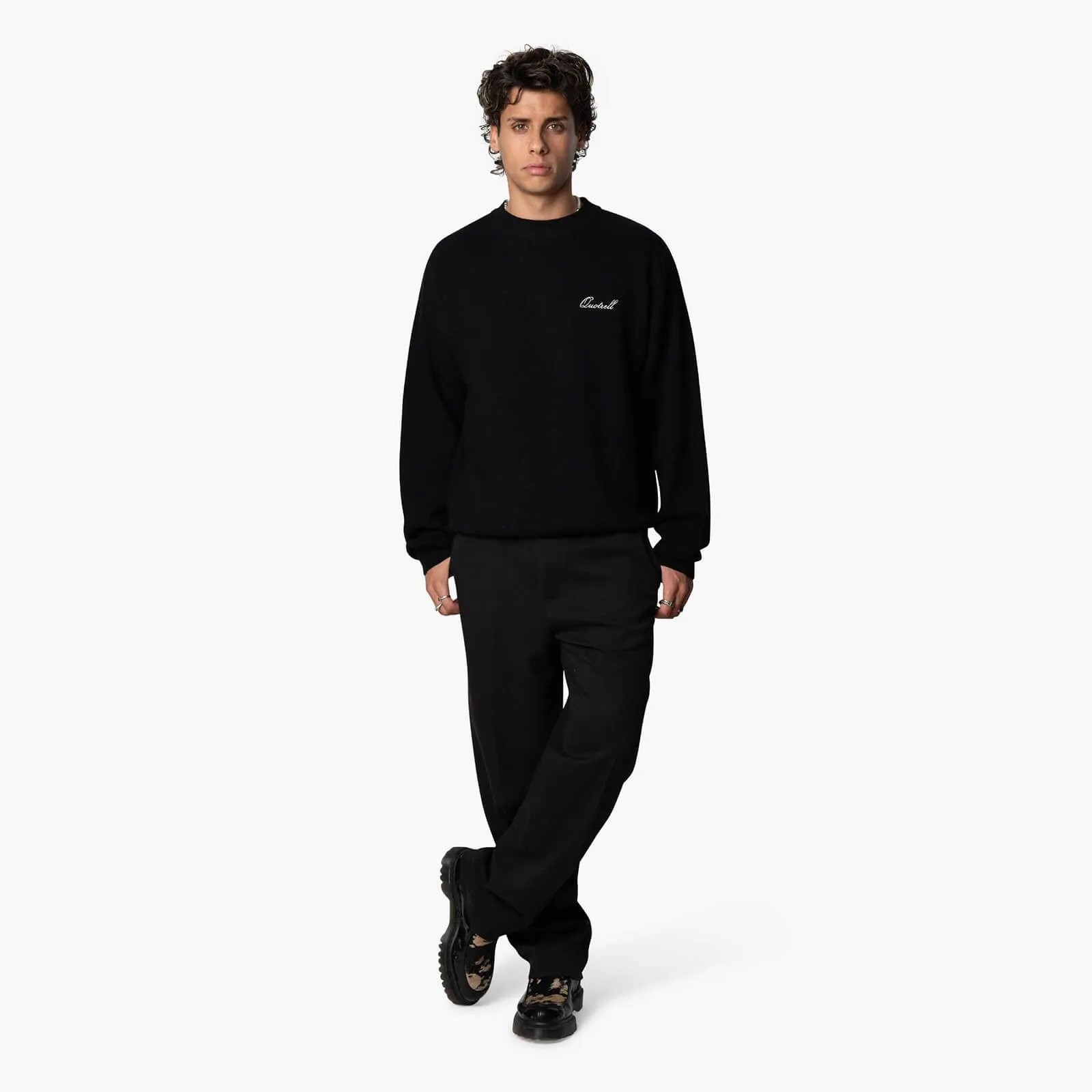RENO KNITTED SWEATER | BLACK