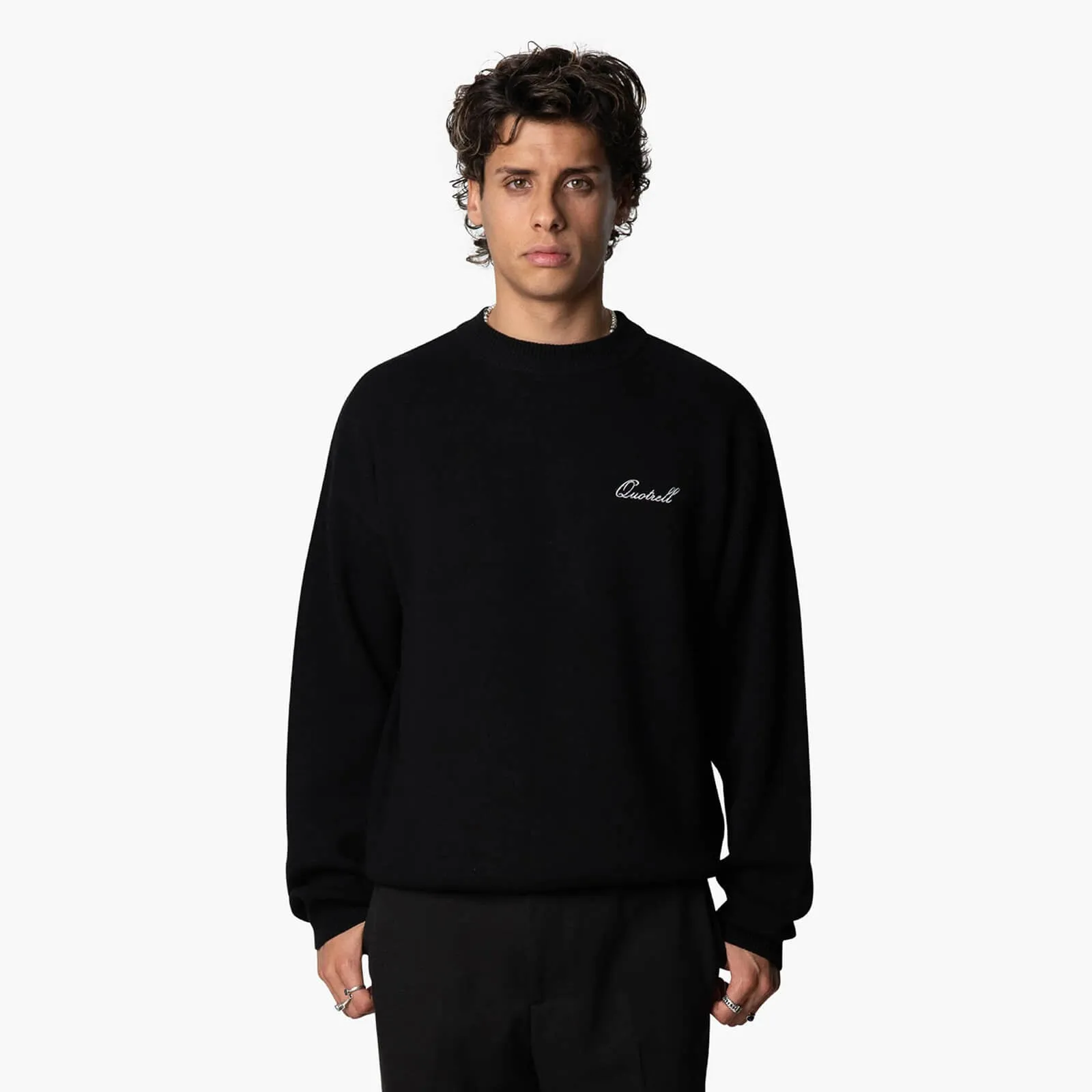 RENO KNITTED SWEATER | BLACK