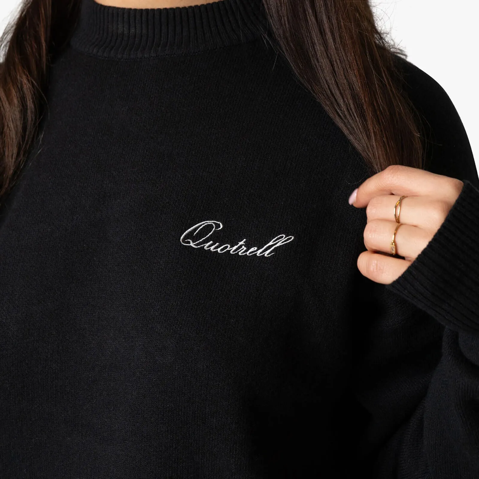 RENO KNITTED SWEATER | BLACK
