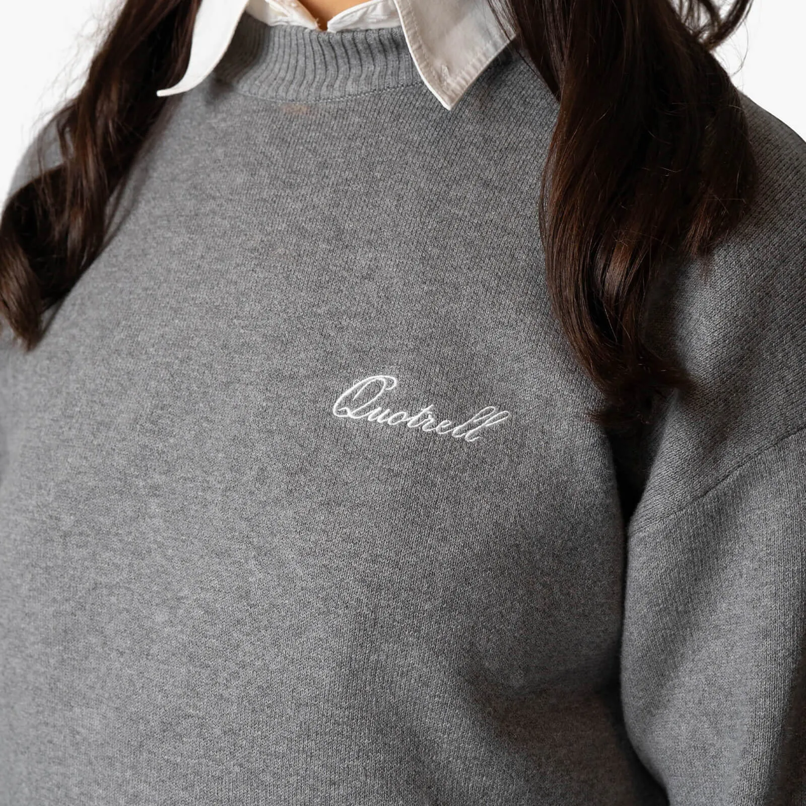 RENO KNITTED SWEATER | GREY MELEE