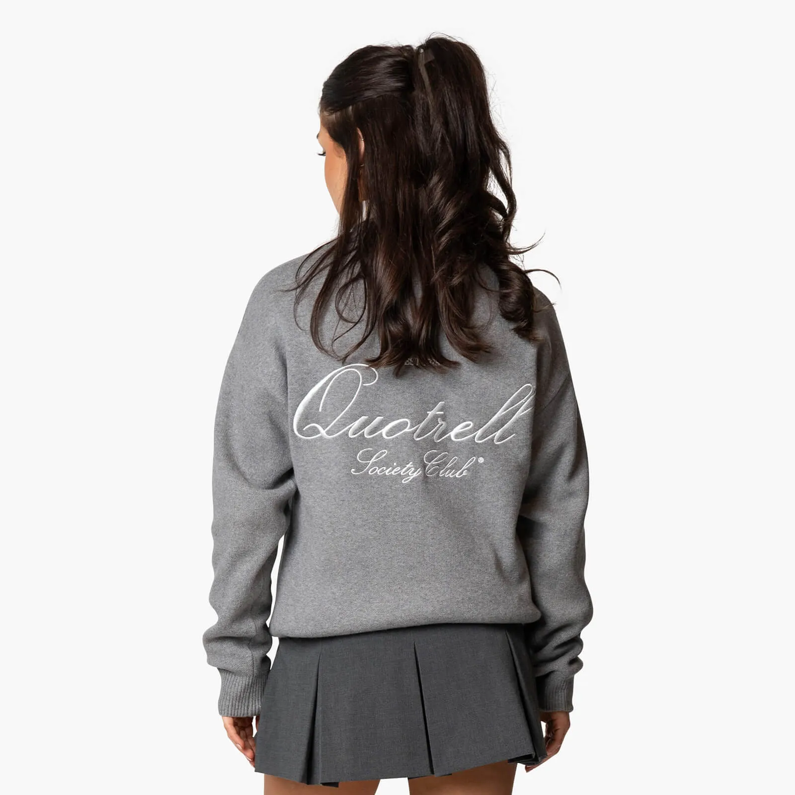 RENO KNITTED SWEATER | GREY MELEE
