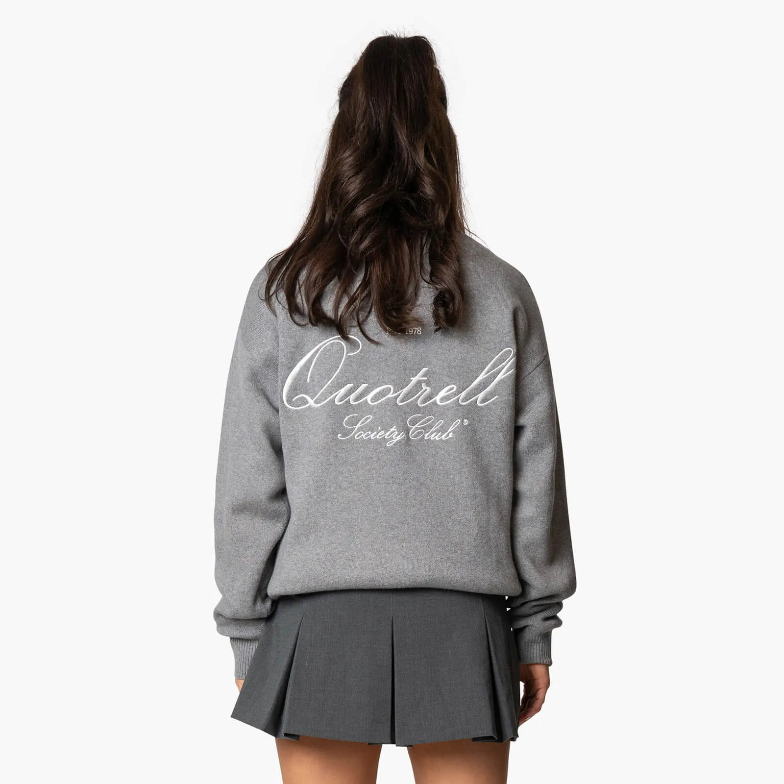 RENO KNITTED SWEATER | GREY MELEE