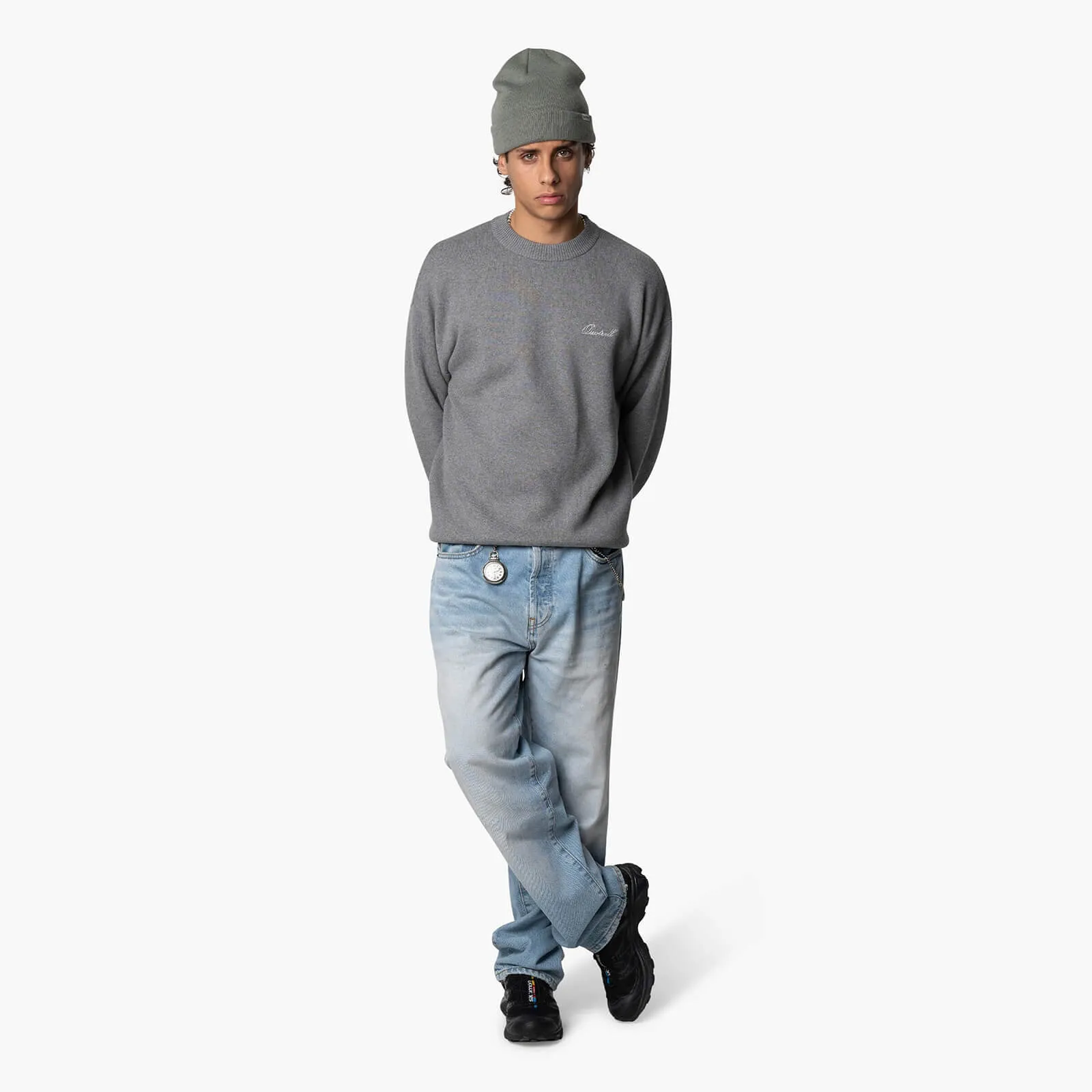 RENO KNITTED SWEATER | GREY MELEE