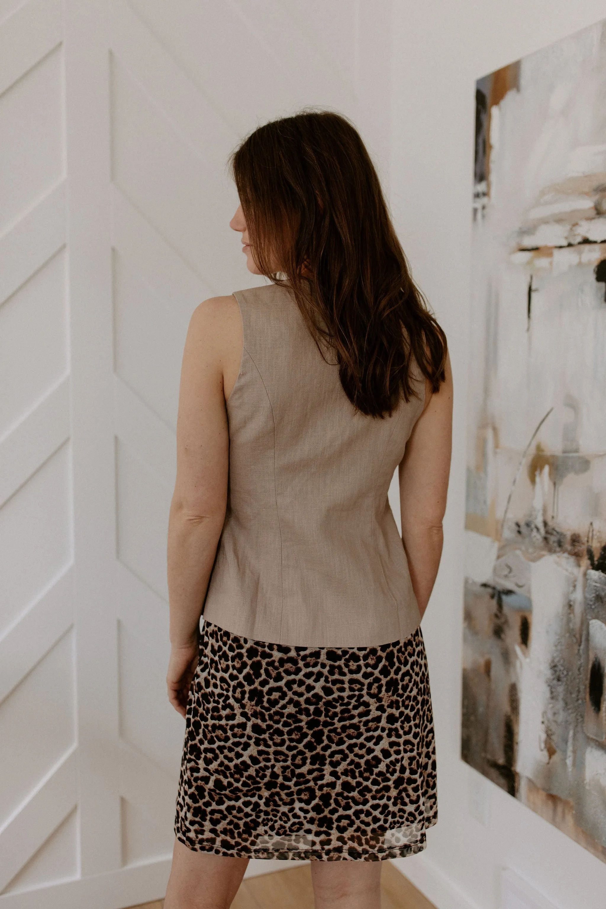 The Silvie Vest by Heartloom - Bark
