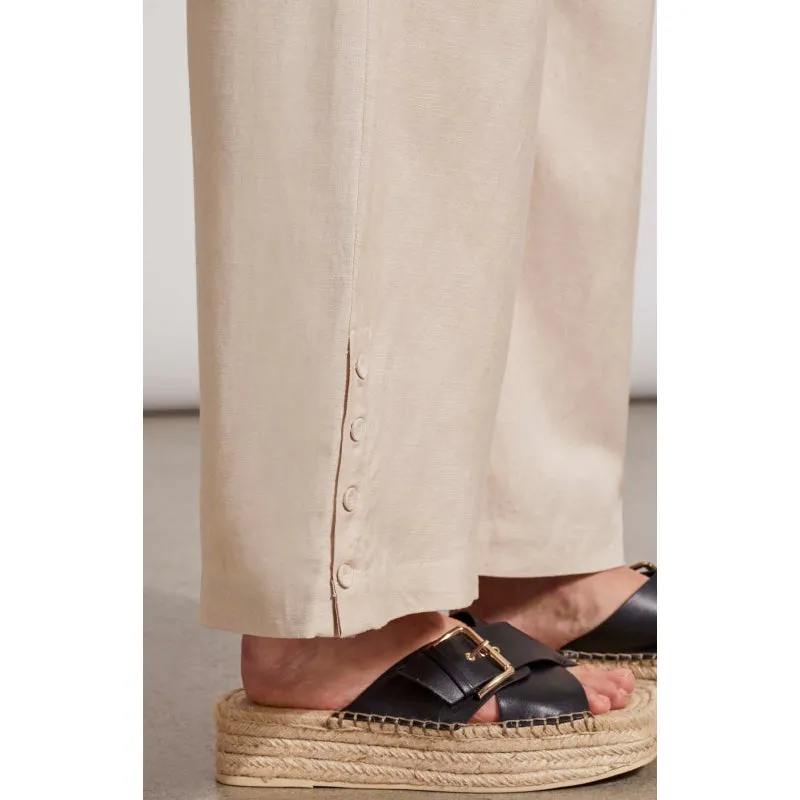 Tribal Pull-On Ankle Pant w/ Hem Vent & Buttons