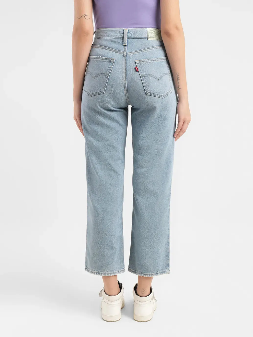 Women's 724 Blue Straight Fit High Rise Jeans