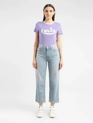 Women's 724 Blue Straight Fit High Rise Jeans