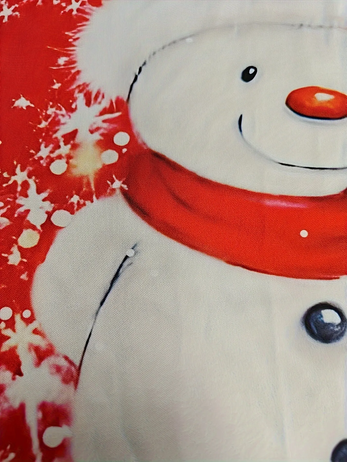 Women's Festive Snowman Print Long Cardigan - Casual Open Front, Machine Washable, Polyester & Spandex Blend