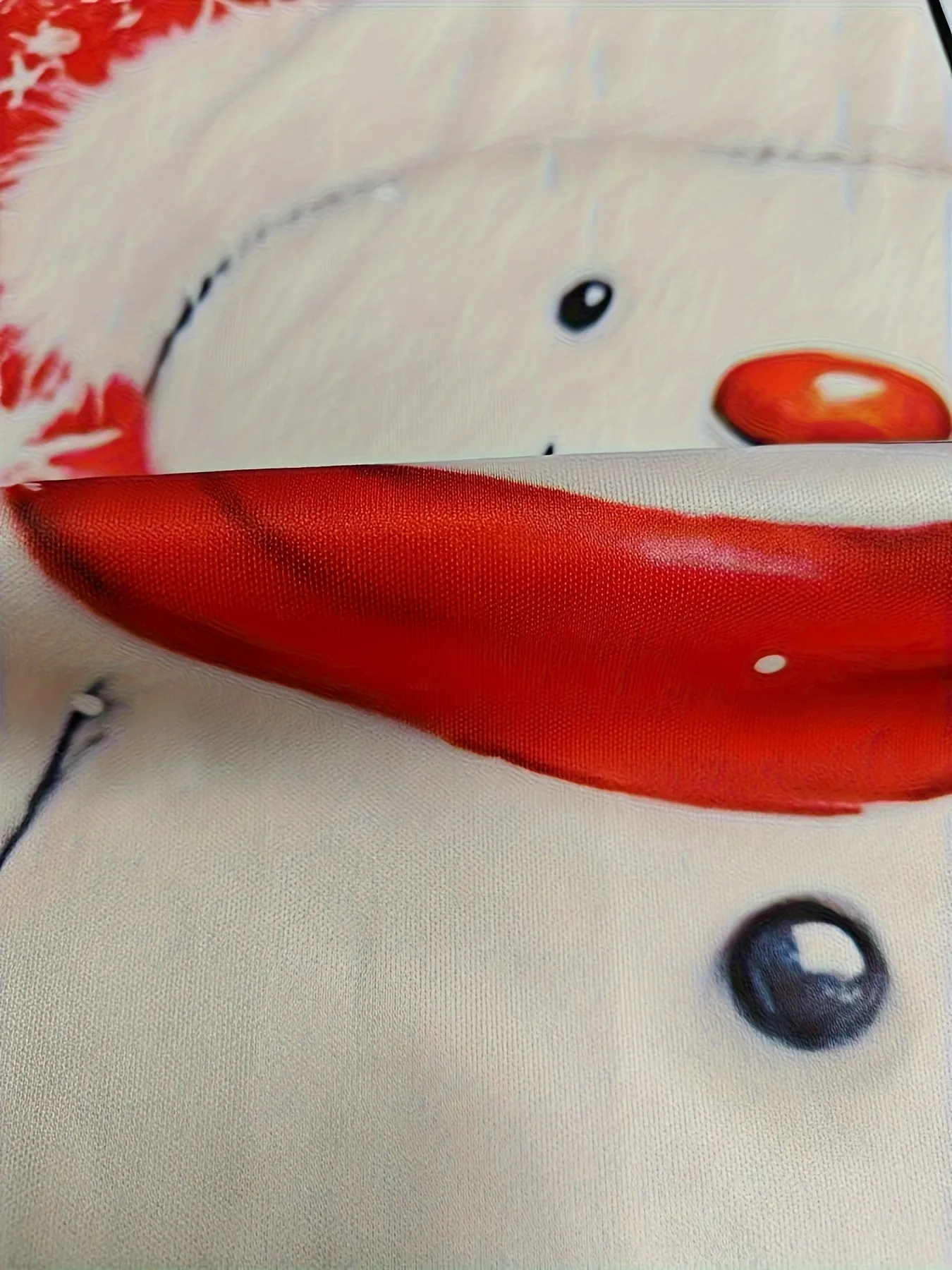 Women's Festive Snowman Print Long Cardigan - Casual Open Front, Machine Washable, Polyester & Spandex Blend