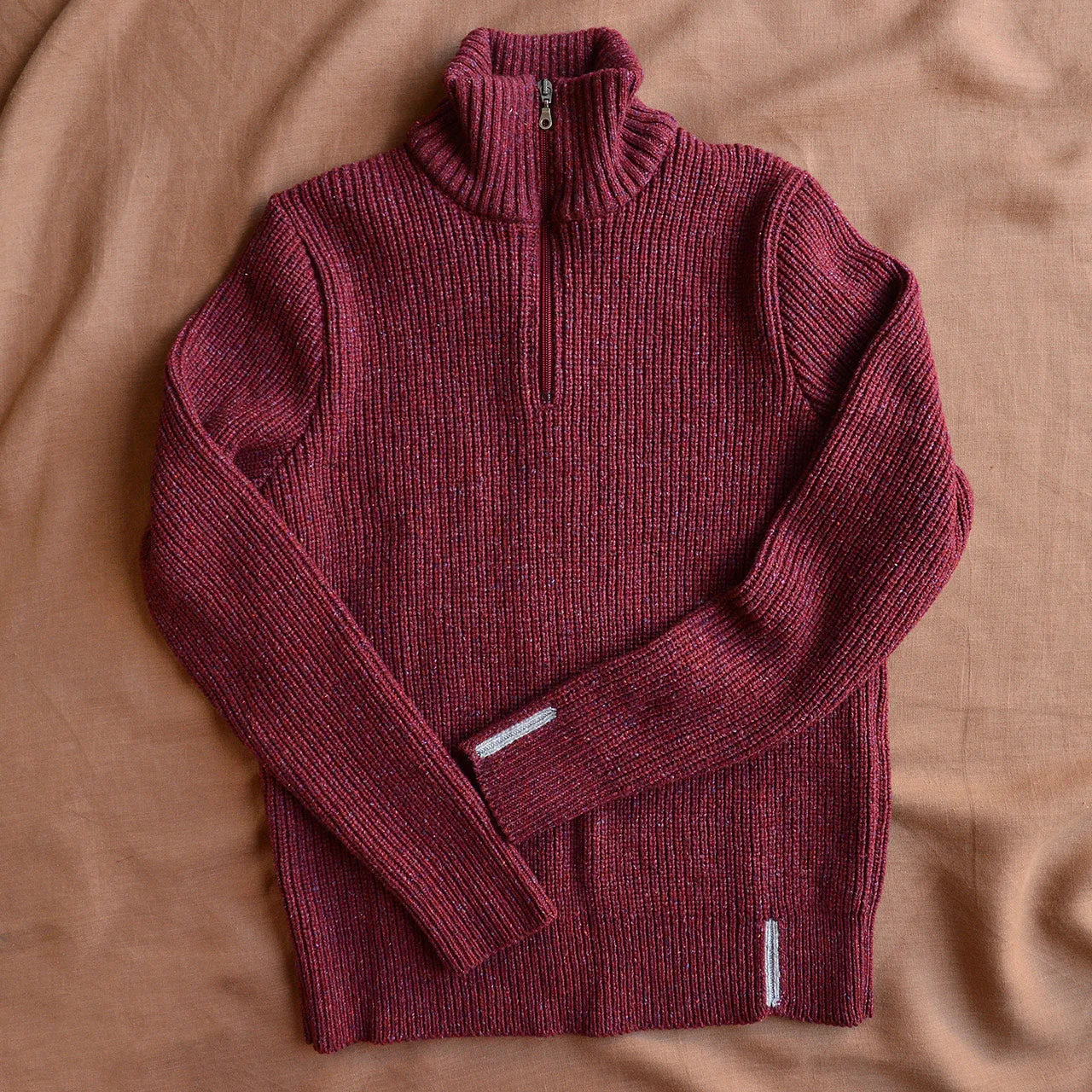 Women's Rib Knit Sweater - Recycled Organic Merino/Silk (XS-L)